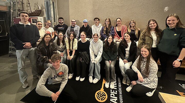 Gruppenfoto vom Escape Room Ausflug
