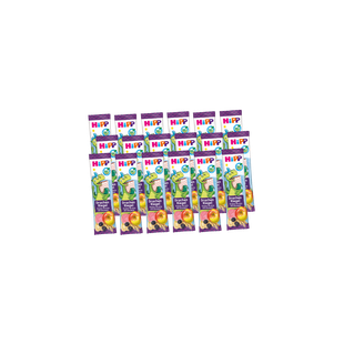 18er Pack HiPP Drachen-Riegel für Kinder, fruchtige Bio-Snacks in bunten 30g-Riegeln mit Drachenmotiv