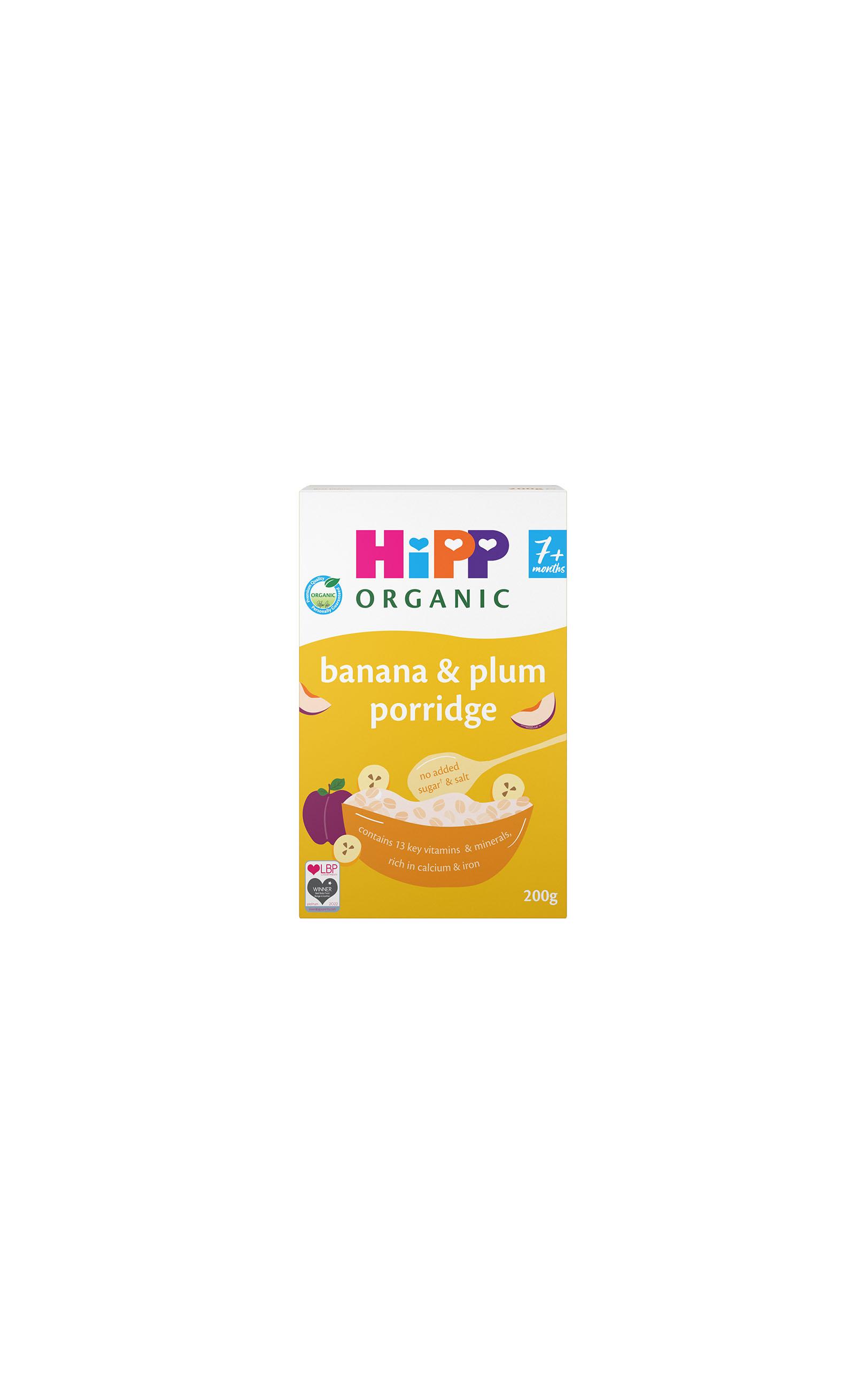 Banana plum porridge HiPP Organic