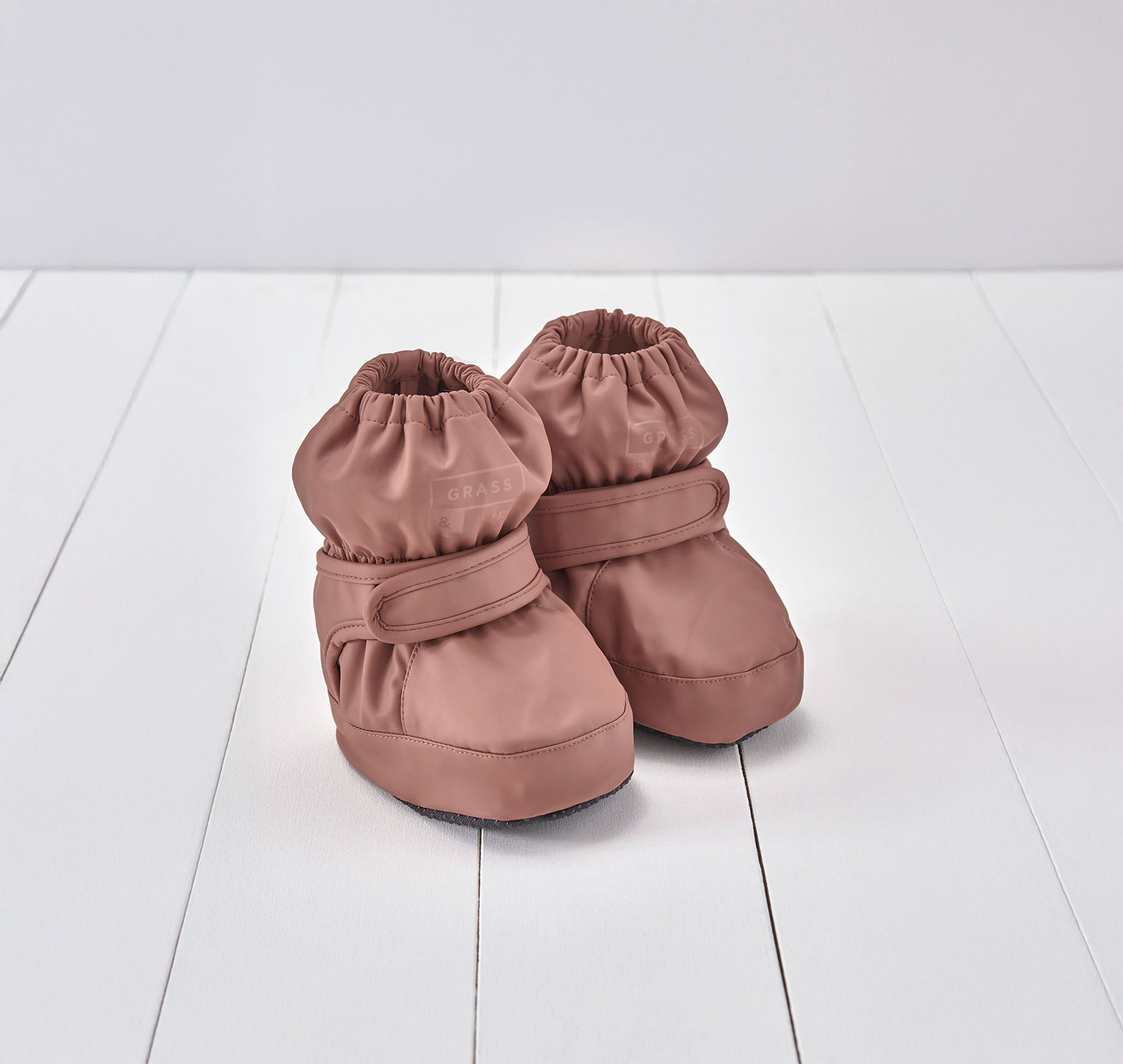 Rose Baby Booties