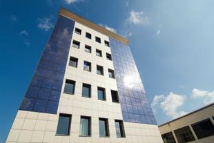 Gebäude von unten fotografiert