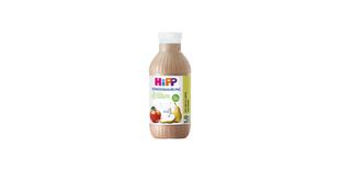 HiPP Sondennahrung Flasche (1,0 kcal/ml) mit Milch, Apfel und Birne auf weißem Hintergrund