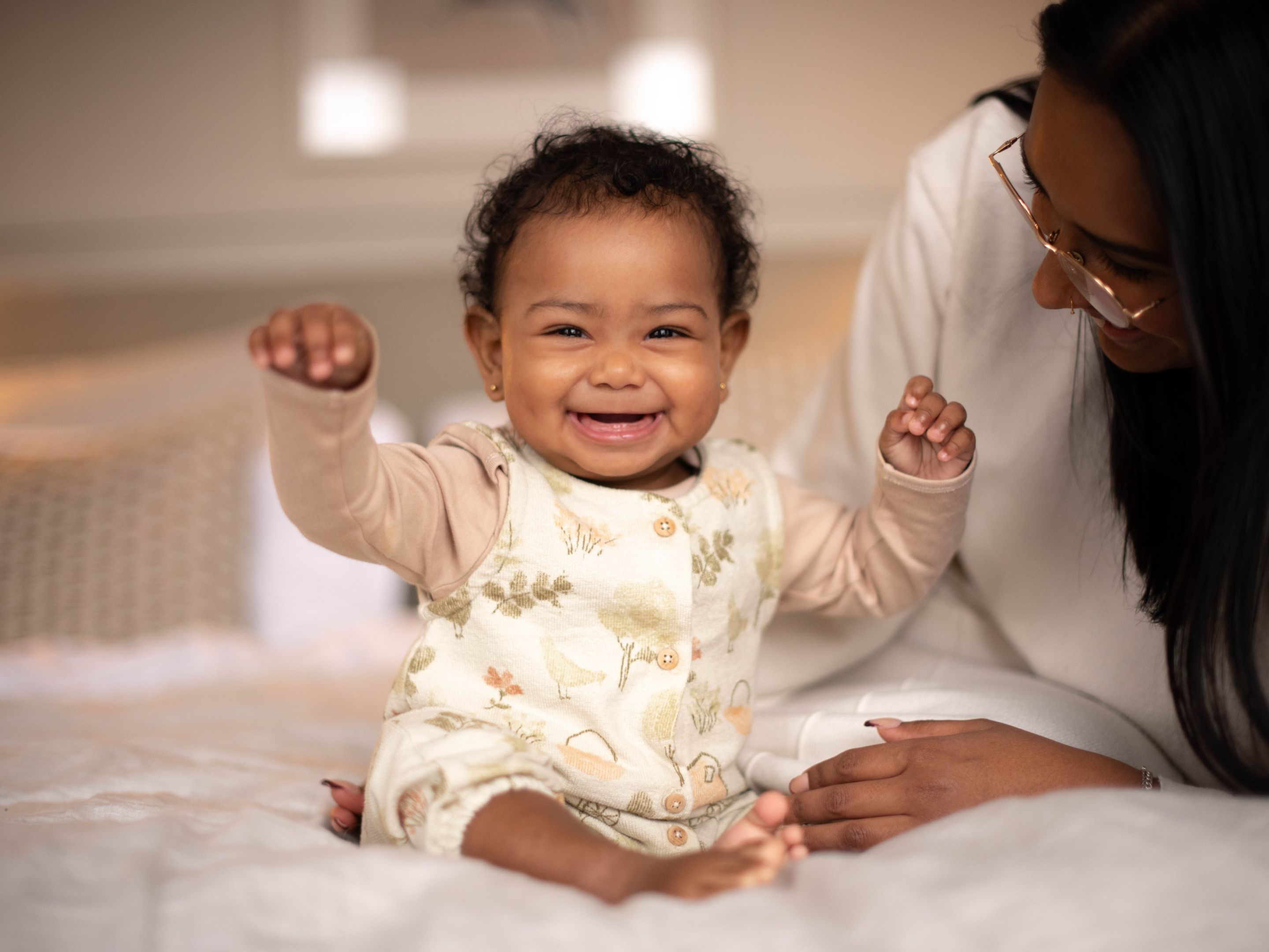 Smiling baby