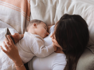 Baby contact napping
