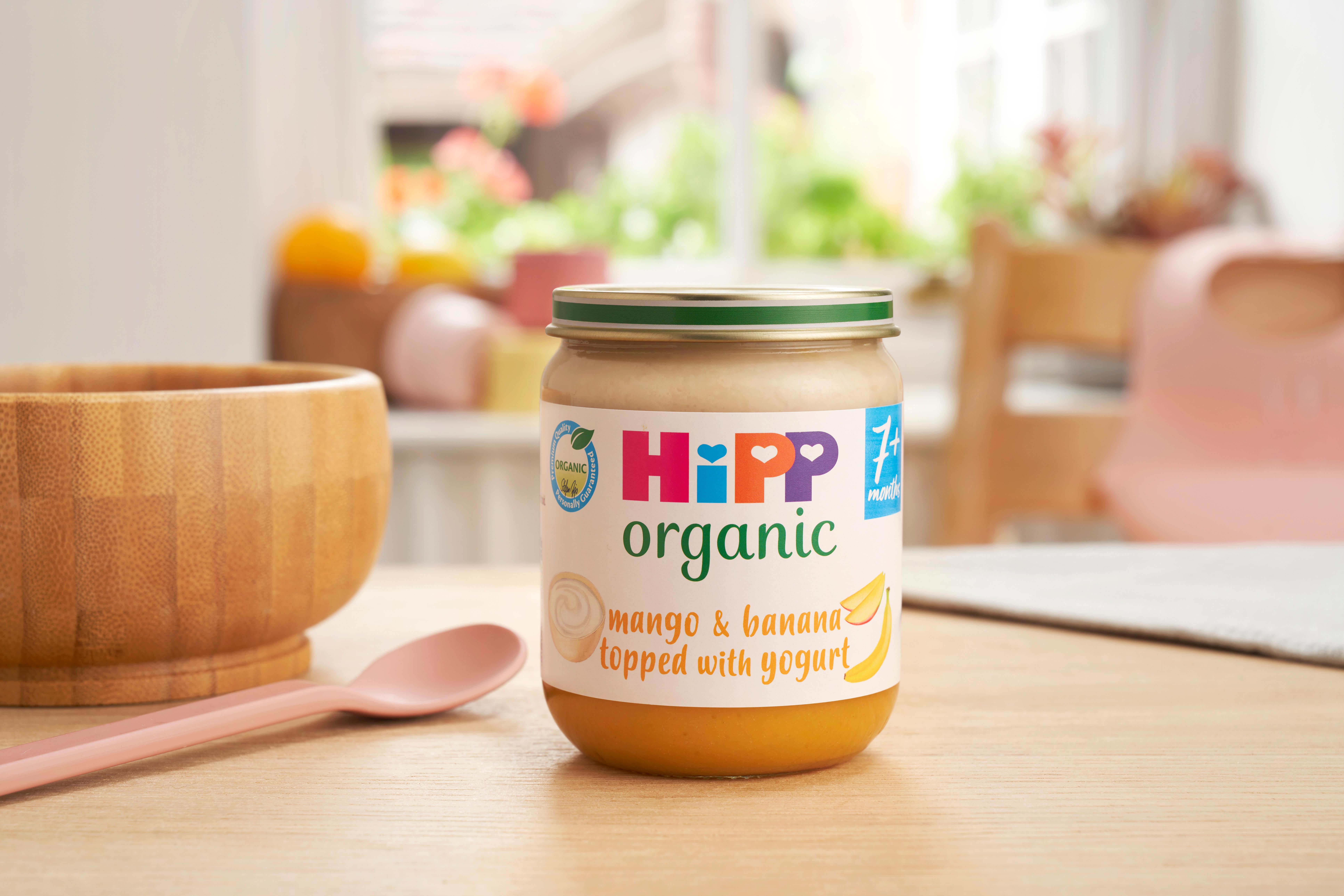 Mango Banana Topped with Yoghurt HiPP Organic