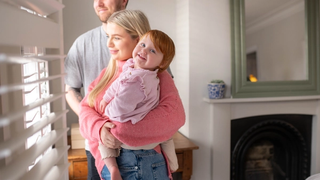 Mum, dad and baby