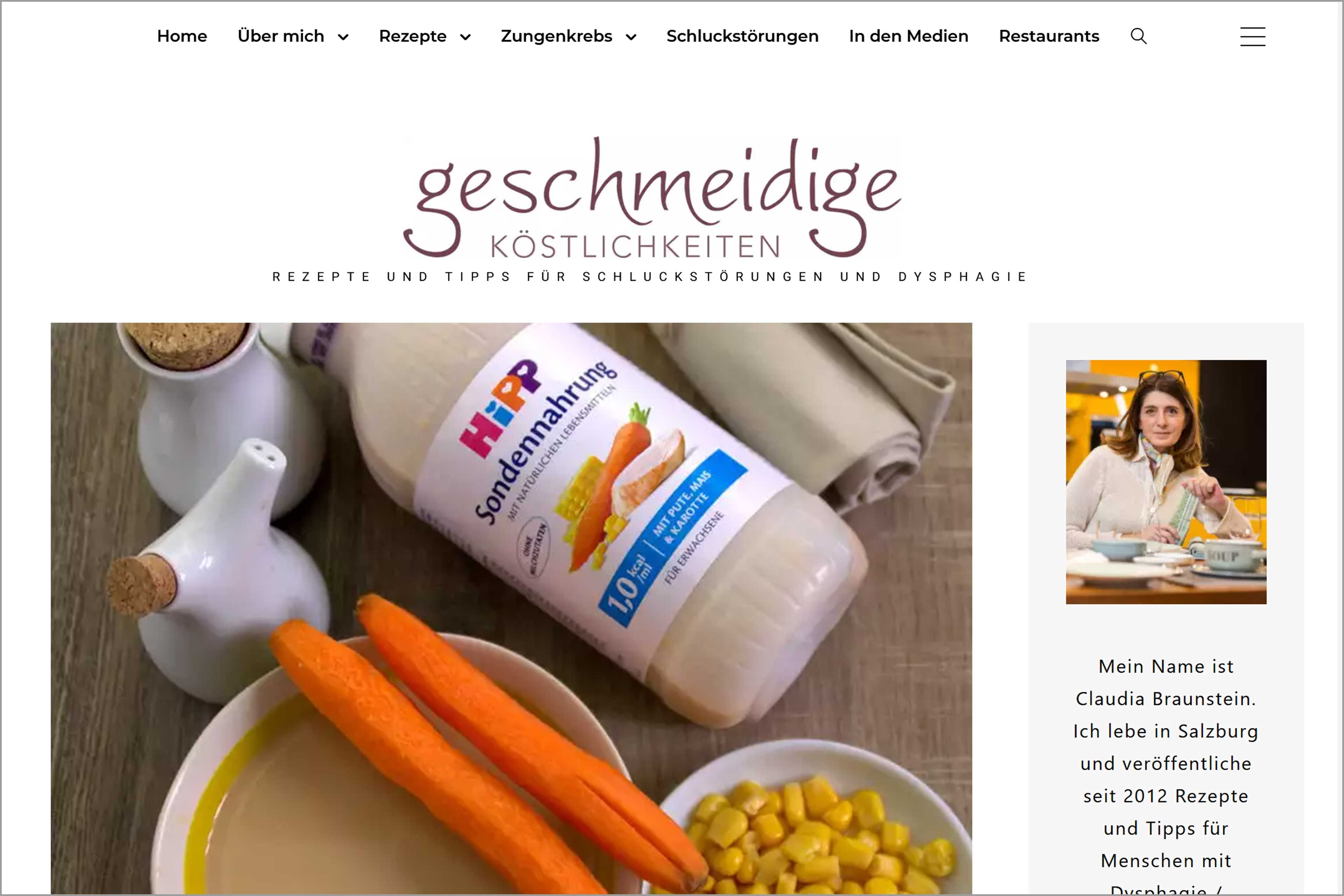 Blog "Geschmeidige Köstlichkeiten"