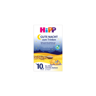 HiPP Gute Nacht Bio-Milch-Getreide-Mahlzeit zum Trinken ab dem 10. Monat in 525g Packung