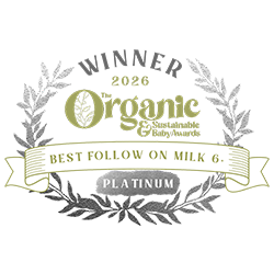 The Organic & Sustainable Baby Awards Best Follow On Milk 6+ 2026 Platinum