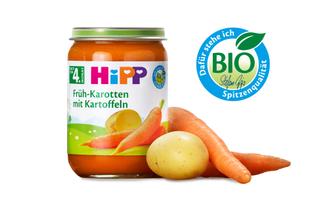 HiPP Gläschen Früh-Karotten mit Kartoffeln