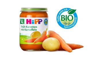 HiPP Gläschen Früh-Karotten mit Kartoffeln