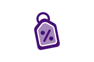 Discount tag icon