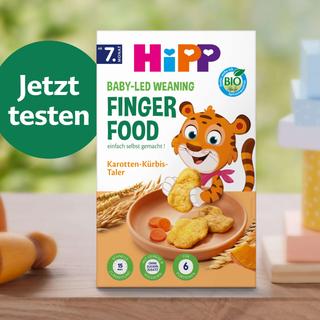HiPP Baby-Led Weaning Finger Food Karotten-Kürbis-Taler ab dem 7. Monat