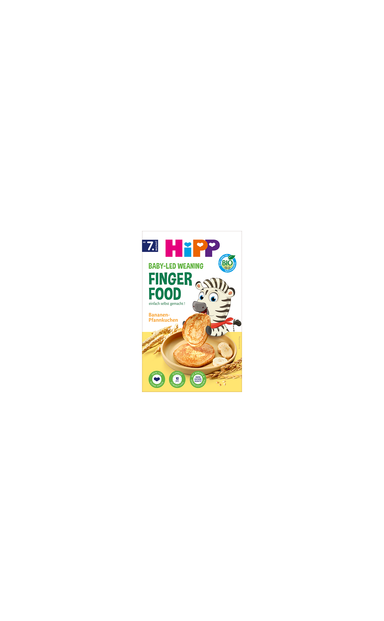 HiPP Bio Baby-led Weaning Finger Food Bananen-Pfannkuchen, 280 g, ab dem 7. Monat