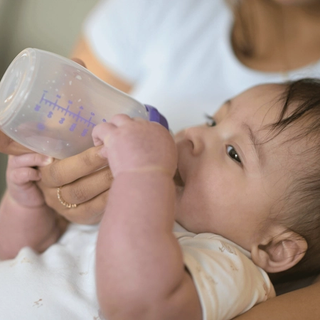 Baby bottle feeding