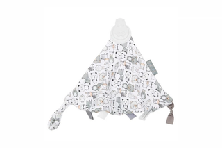 Cheeky Chompers comforter with teether attached