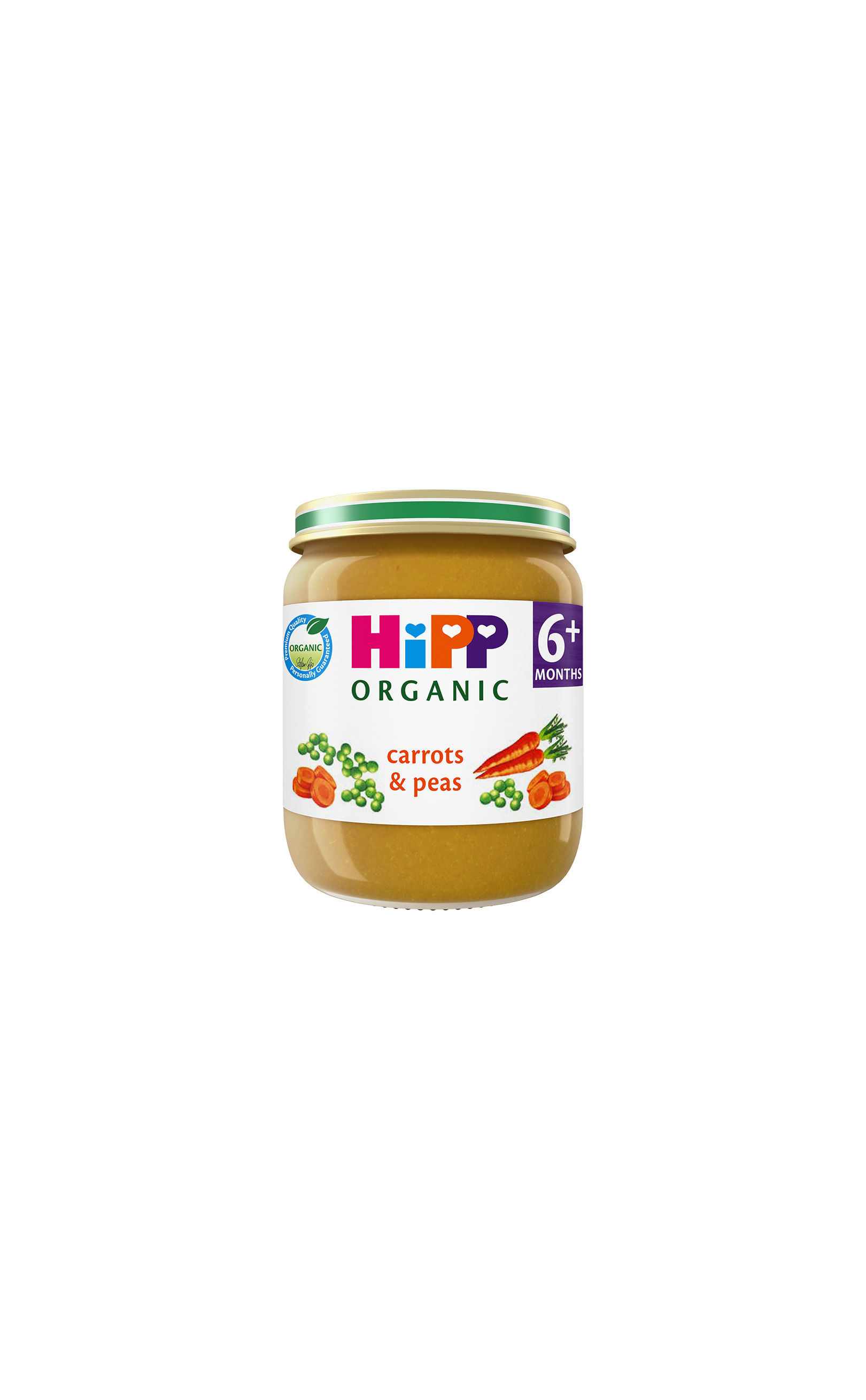 HiPP Organic Carrots & Peas Jar