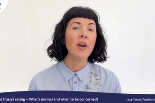 Screenshot from HCP video 'Avoidant (fussy) eating - What's normal and when to be concerned?