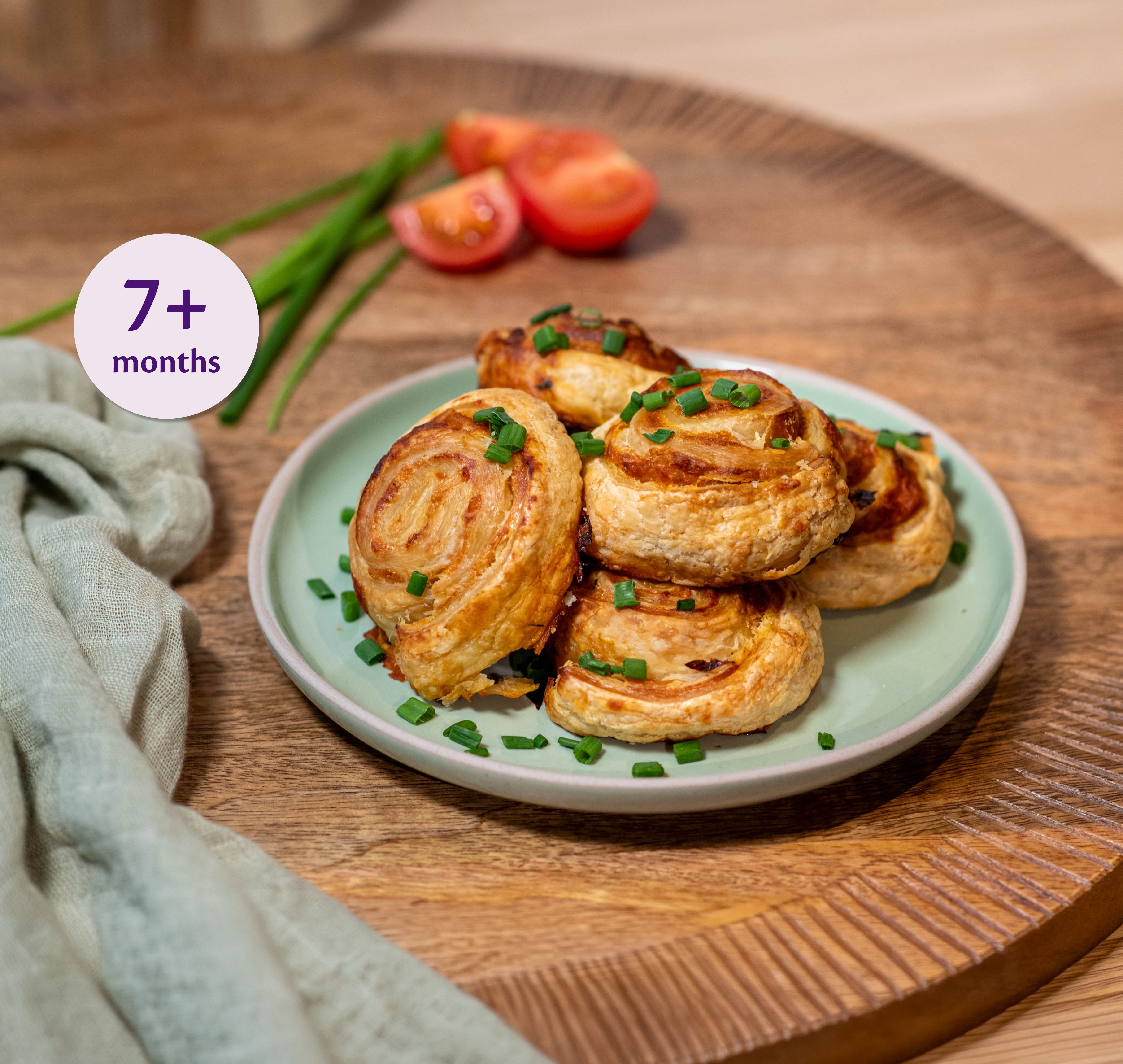 Vegetable & Mozzarella Pinwheels