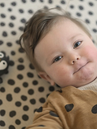 Baby showing signs of teething