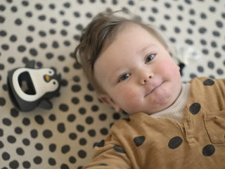 Baby showing signs of teething