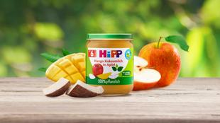 HiPP Gläschen Mango Kokosmilch in Apfel 100% pflanzlich