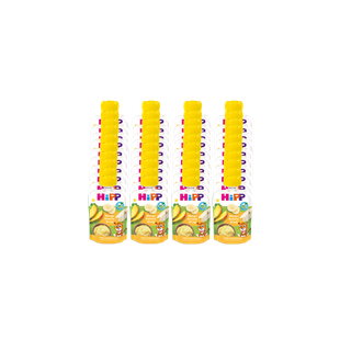 Vorratspack mit HiPP Bio Quetschbeuteln Mango-Banane-Grieß, 40 x 90 g für unterwegs und zu Hause