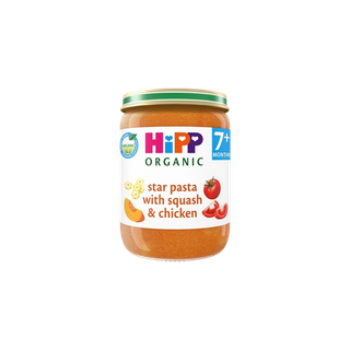 HiPP Organic Star pasta with Squash & Chicken Jar