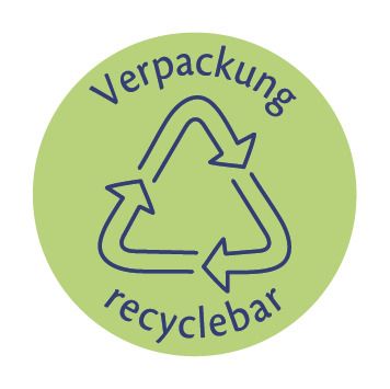 Verpckung recyclebar Logo