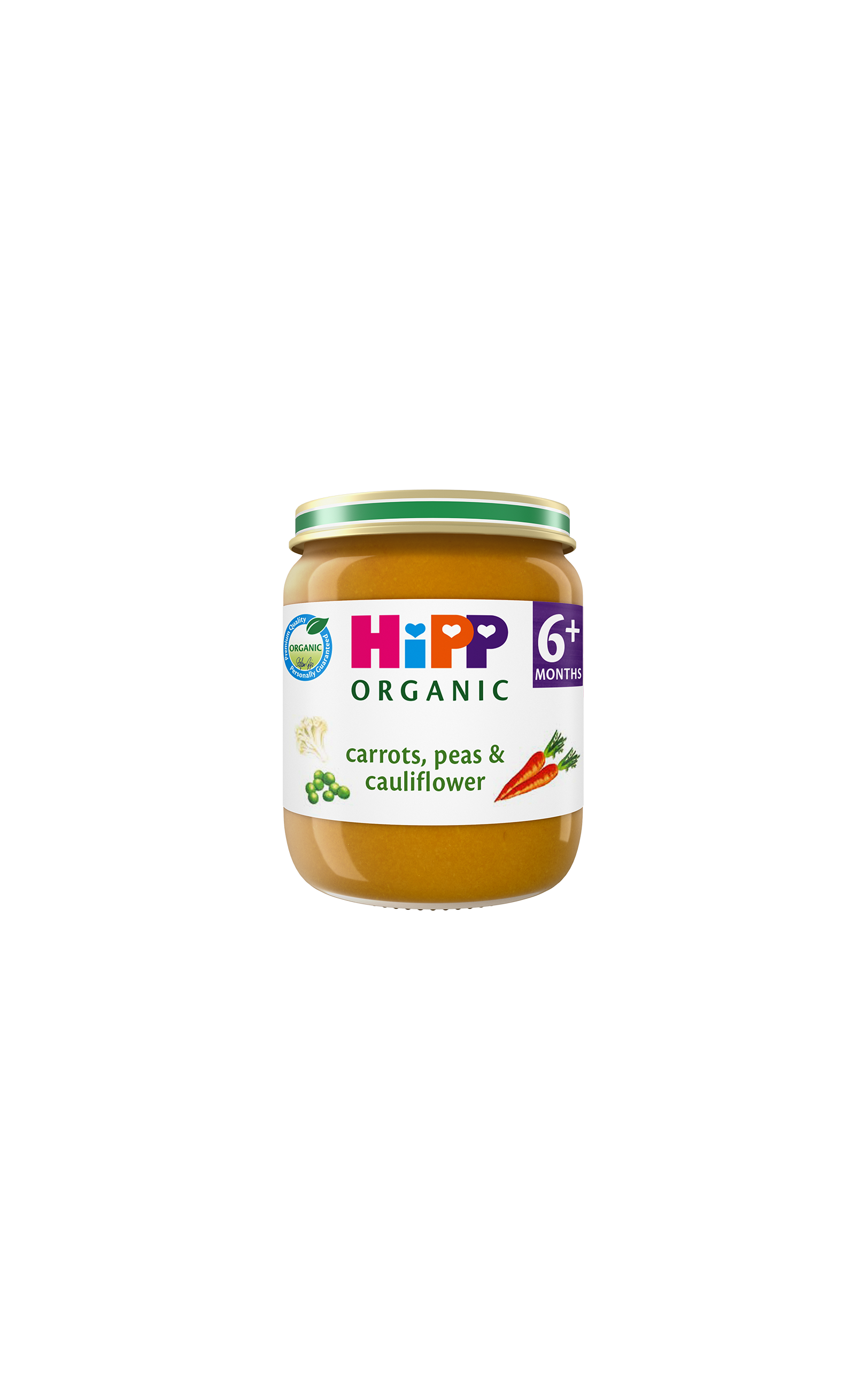 HiPP Organic Carrots, Peas & Cauliflower jar