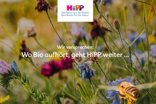 HiPP Bild Wo Bio aufhört, geht HiPP weiter...