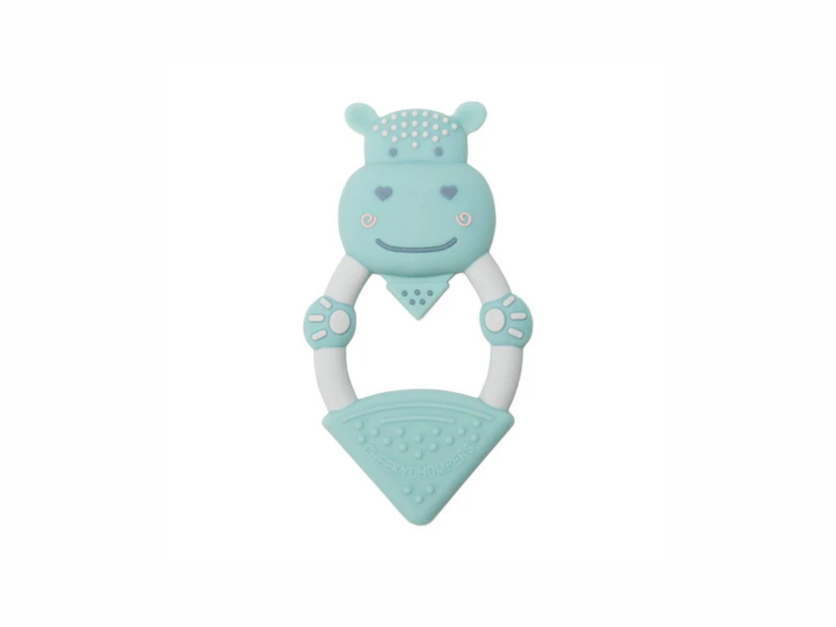 Cheeky Chompers animal teething ring for babies