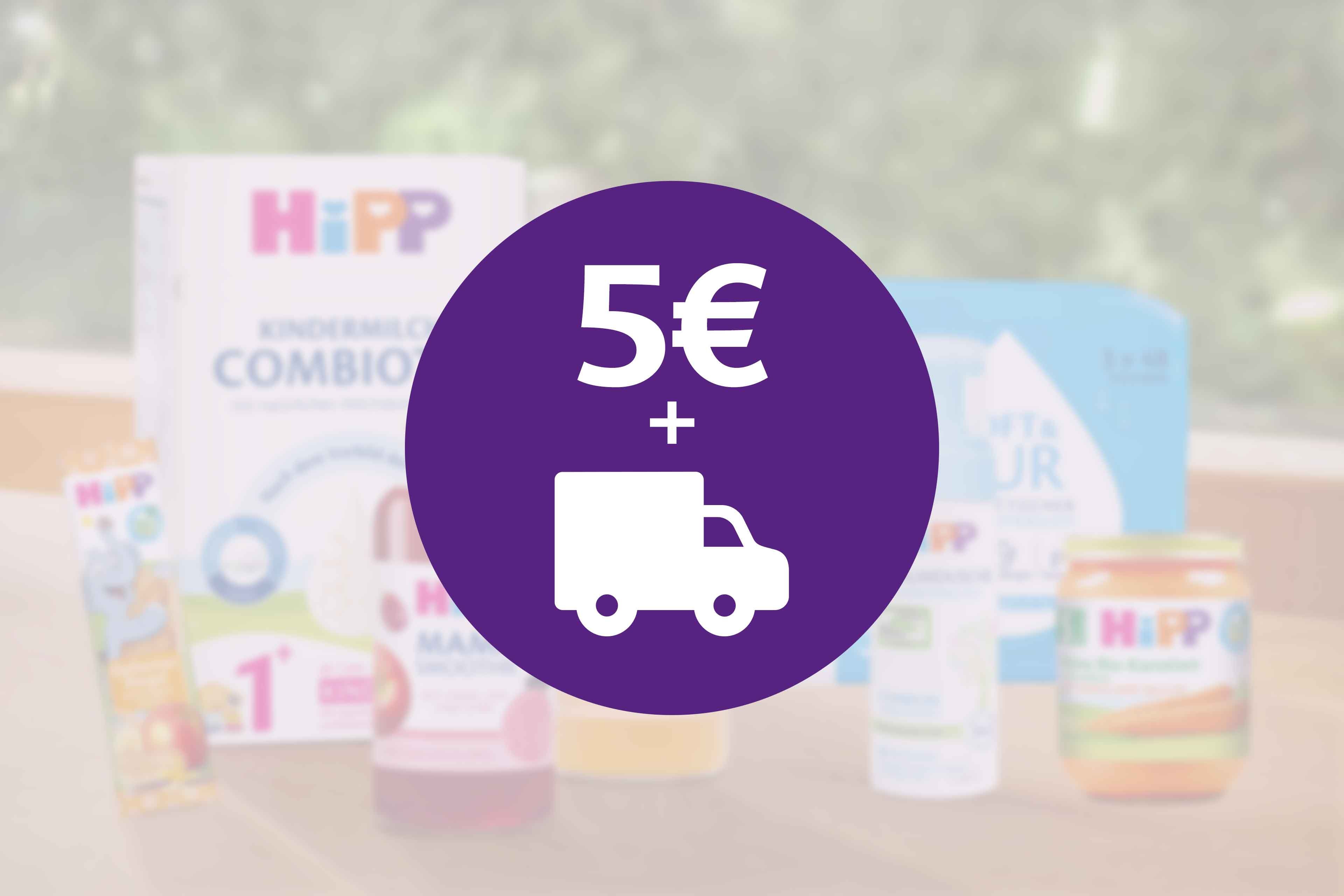 Störertext: 5 € Rabatt und gratis Versand