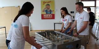 Kickerspielen beim Ausbildungs- und Jobtag 2026