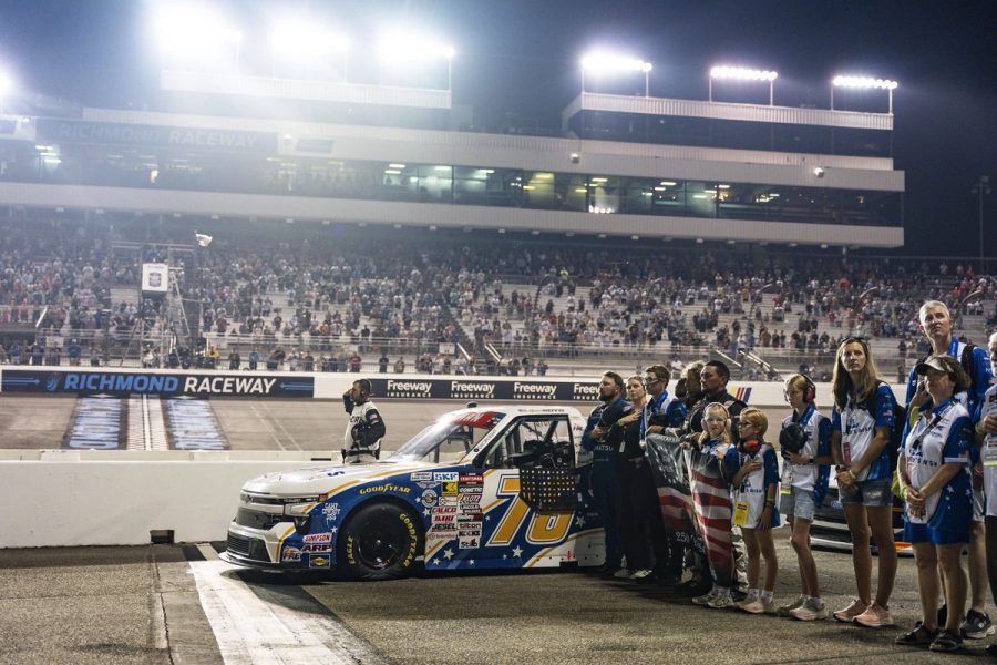 Pre-race on the grid at Richmond