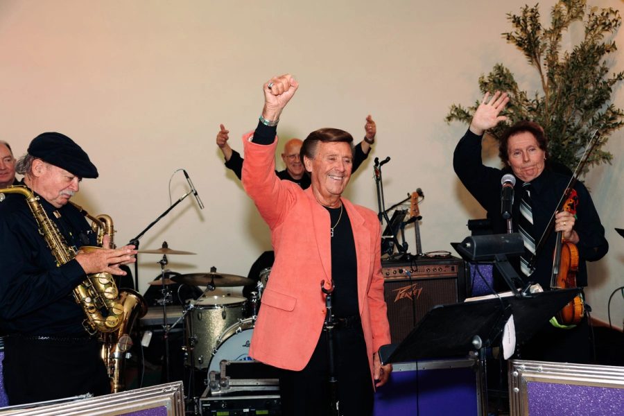 Jimmy Sturr on stage with his orchestra