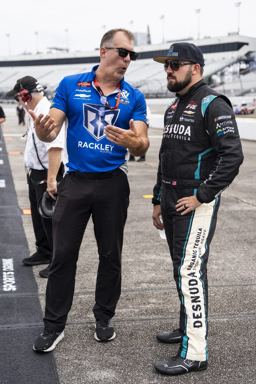 Spencer Boyd in the garage area