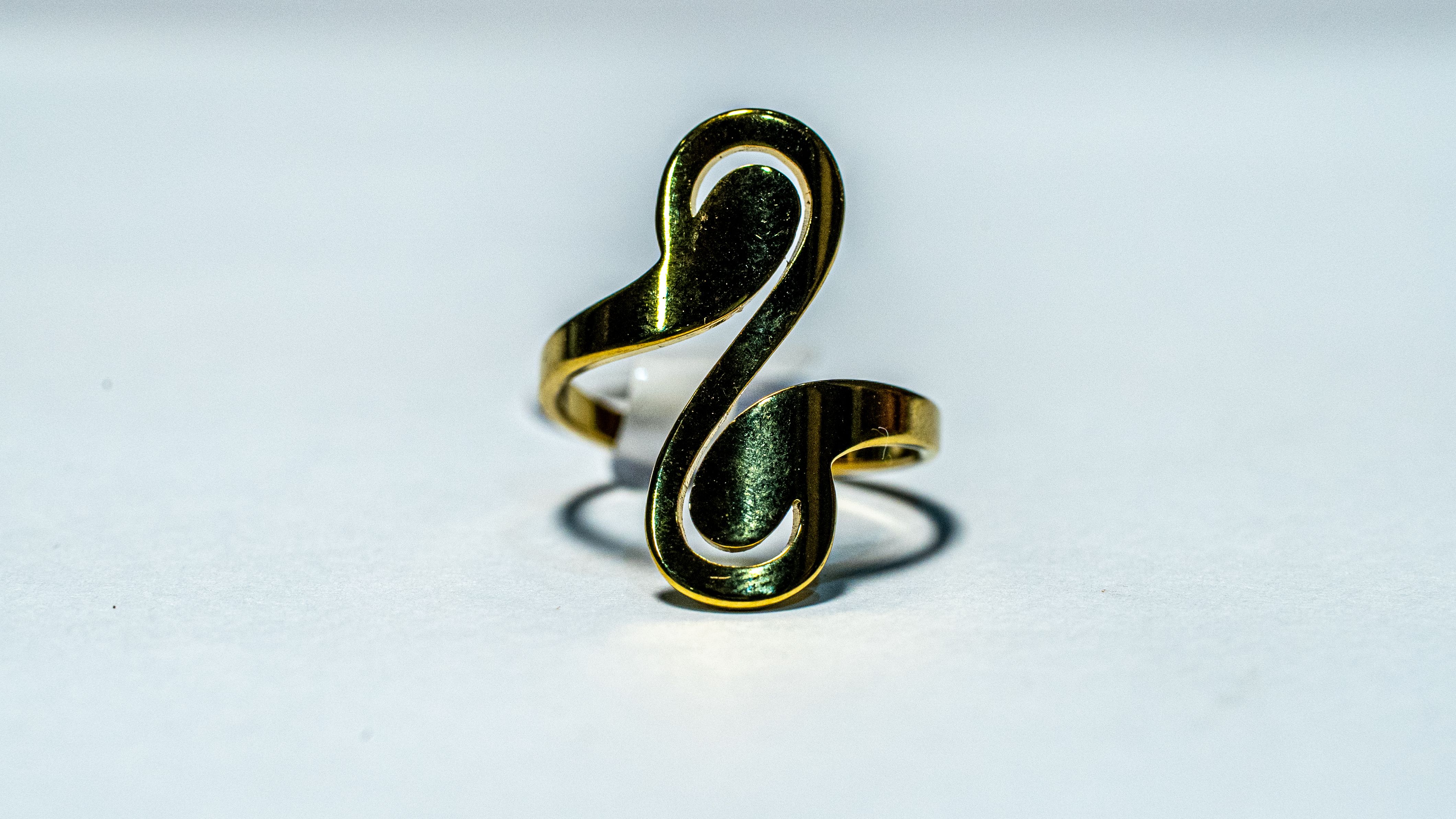 Golden Serpentine Ring