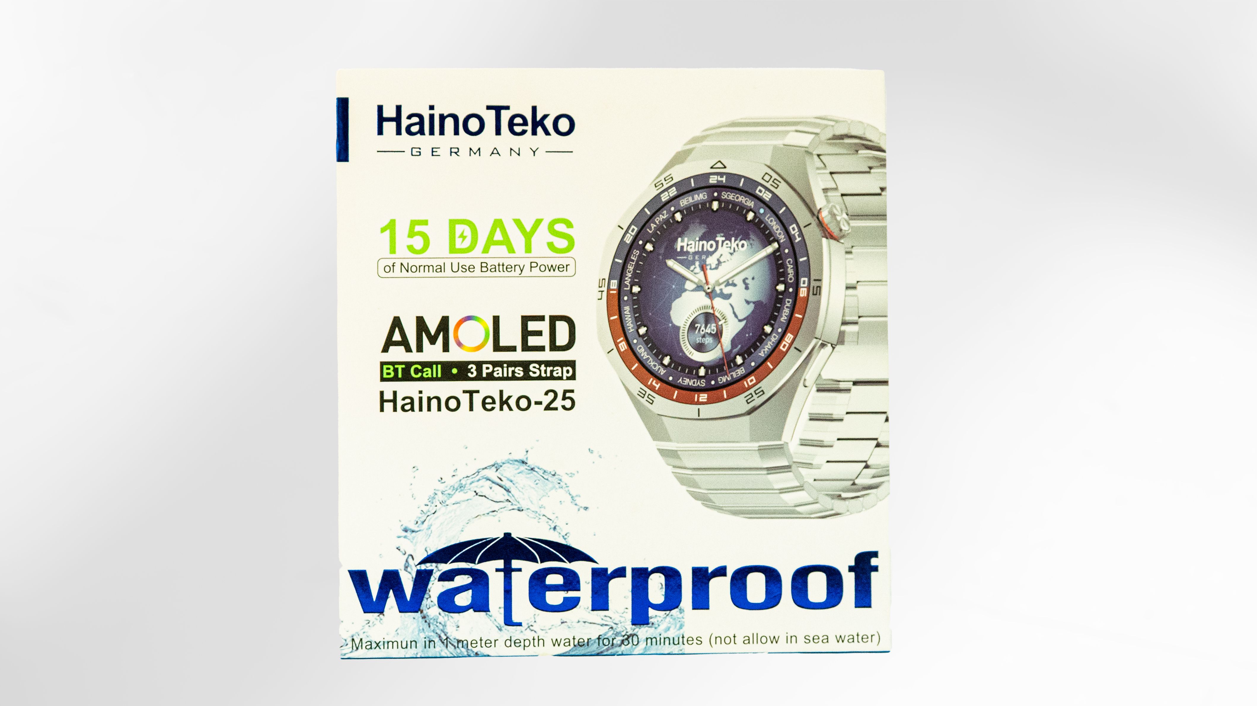 HainoTeko-25 AMOLED Smart Watch Kit