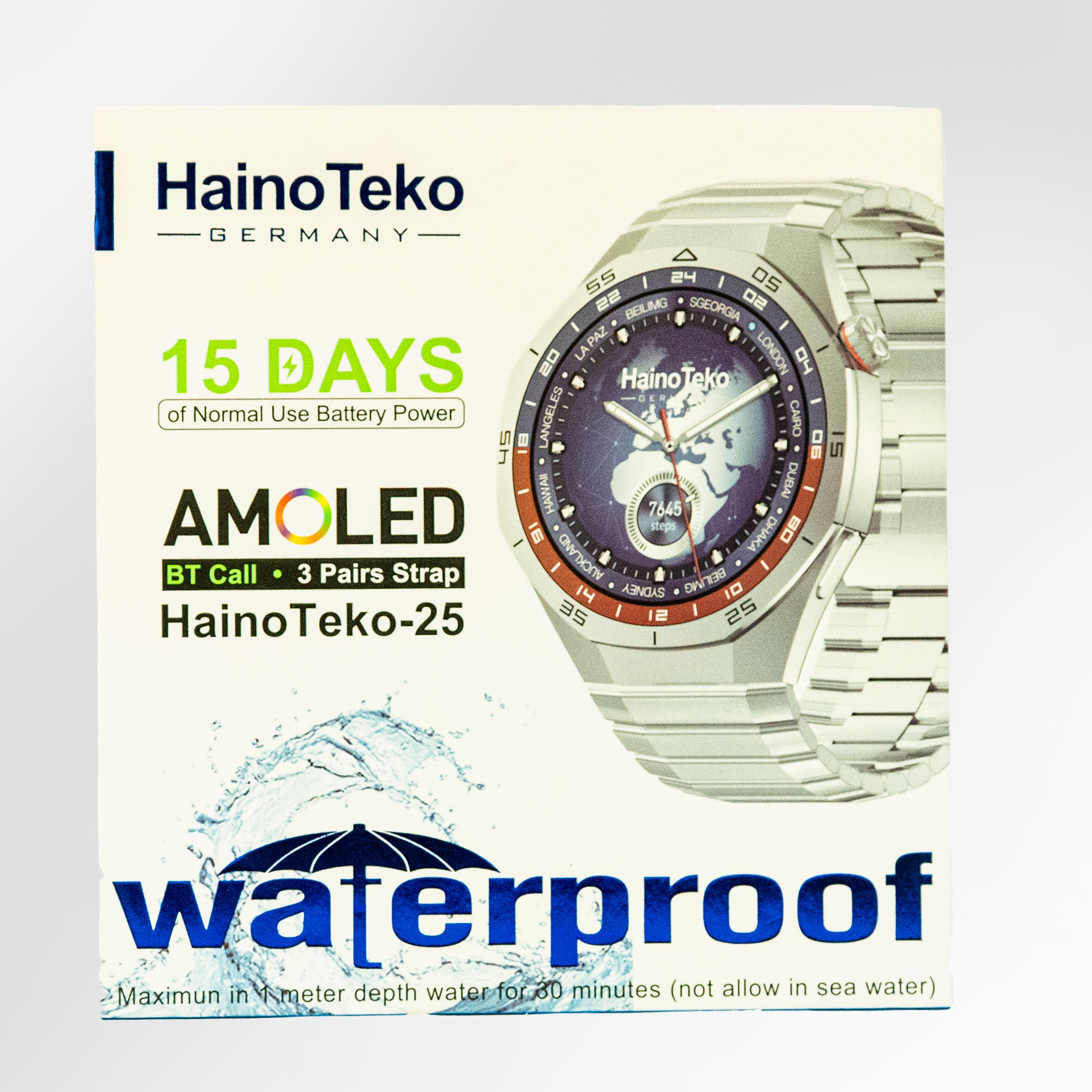 HainoTeko-25 AMOLED Smart Watch Kit