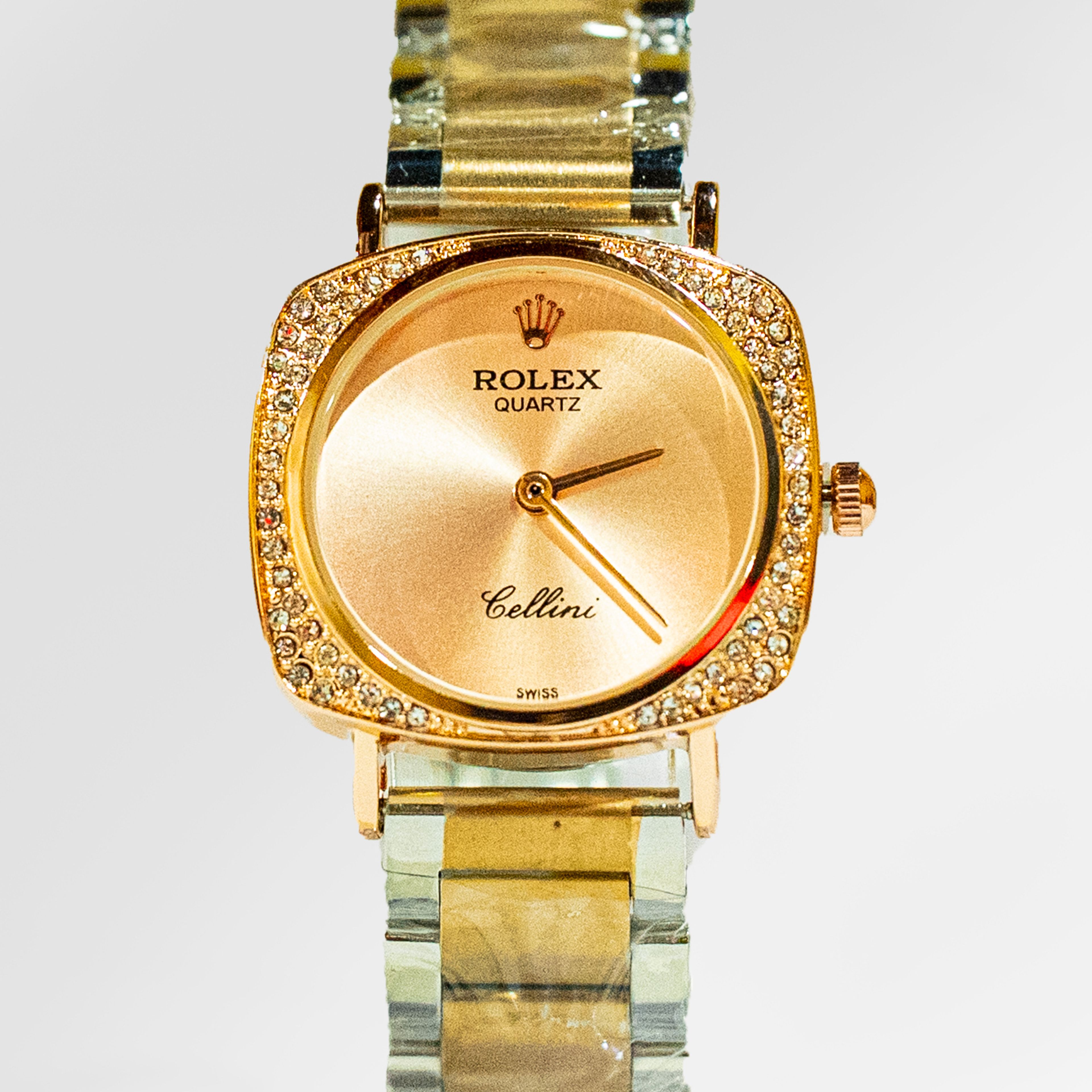Rolex: Cellini Quartz Diamond Bezel Ladies