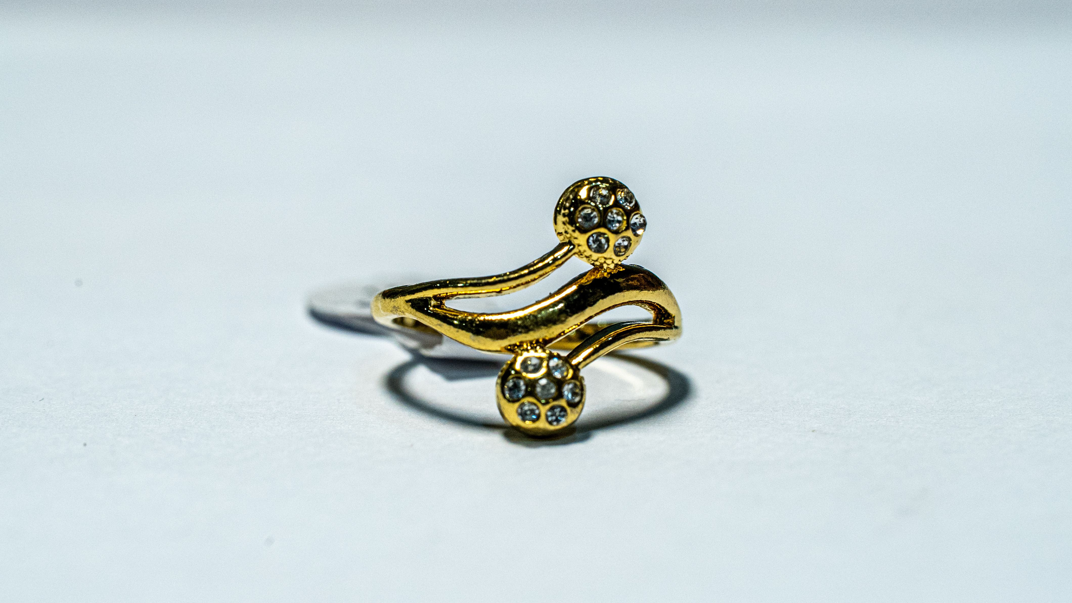 Golden Spiral Dot Ring