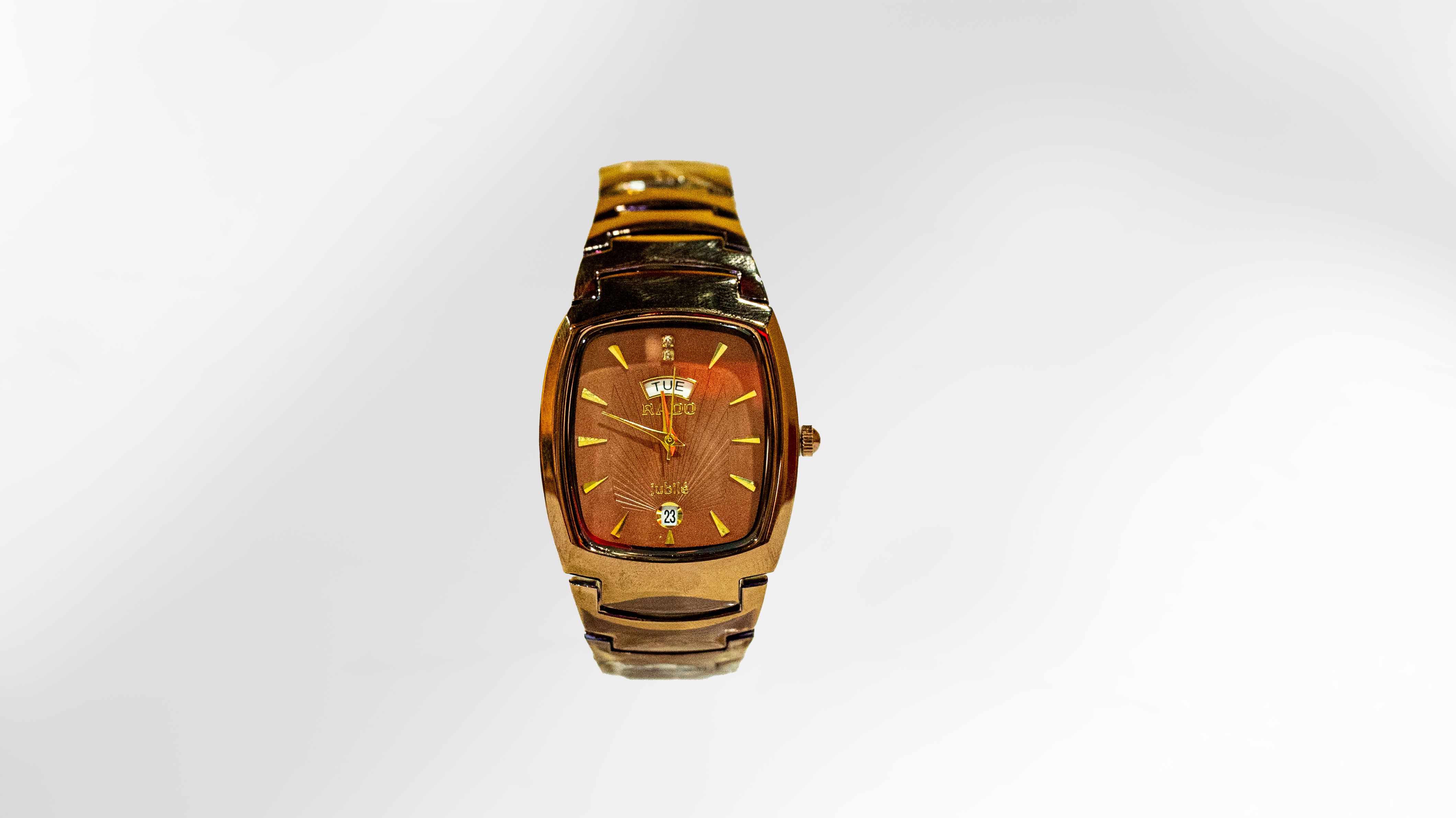 Rado Jubilé Day-Date Gold Brown Dial