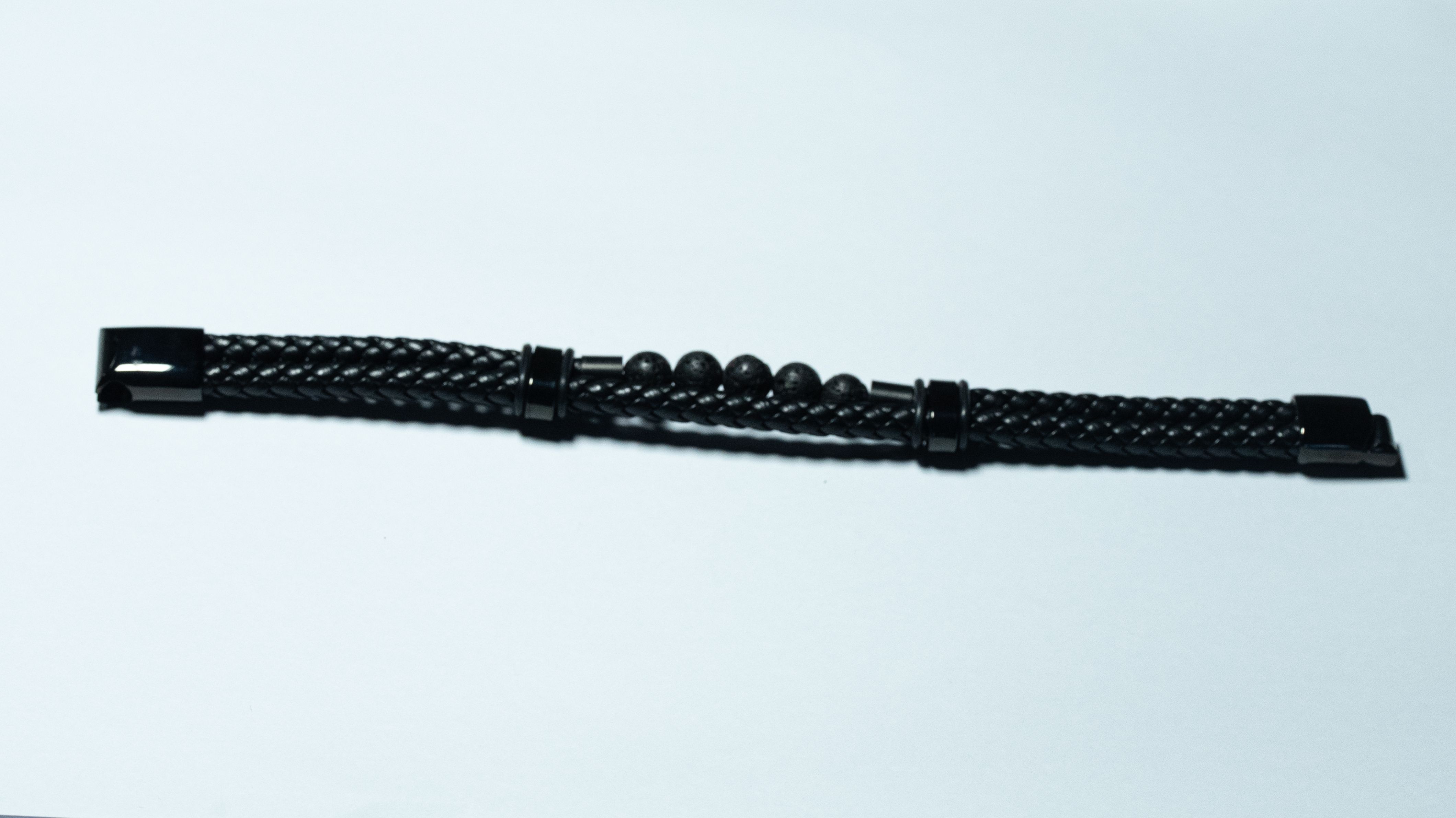 Black Bead Accent Bracelet