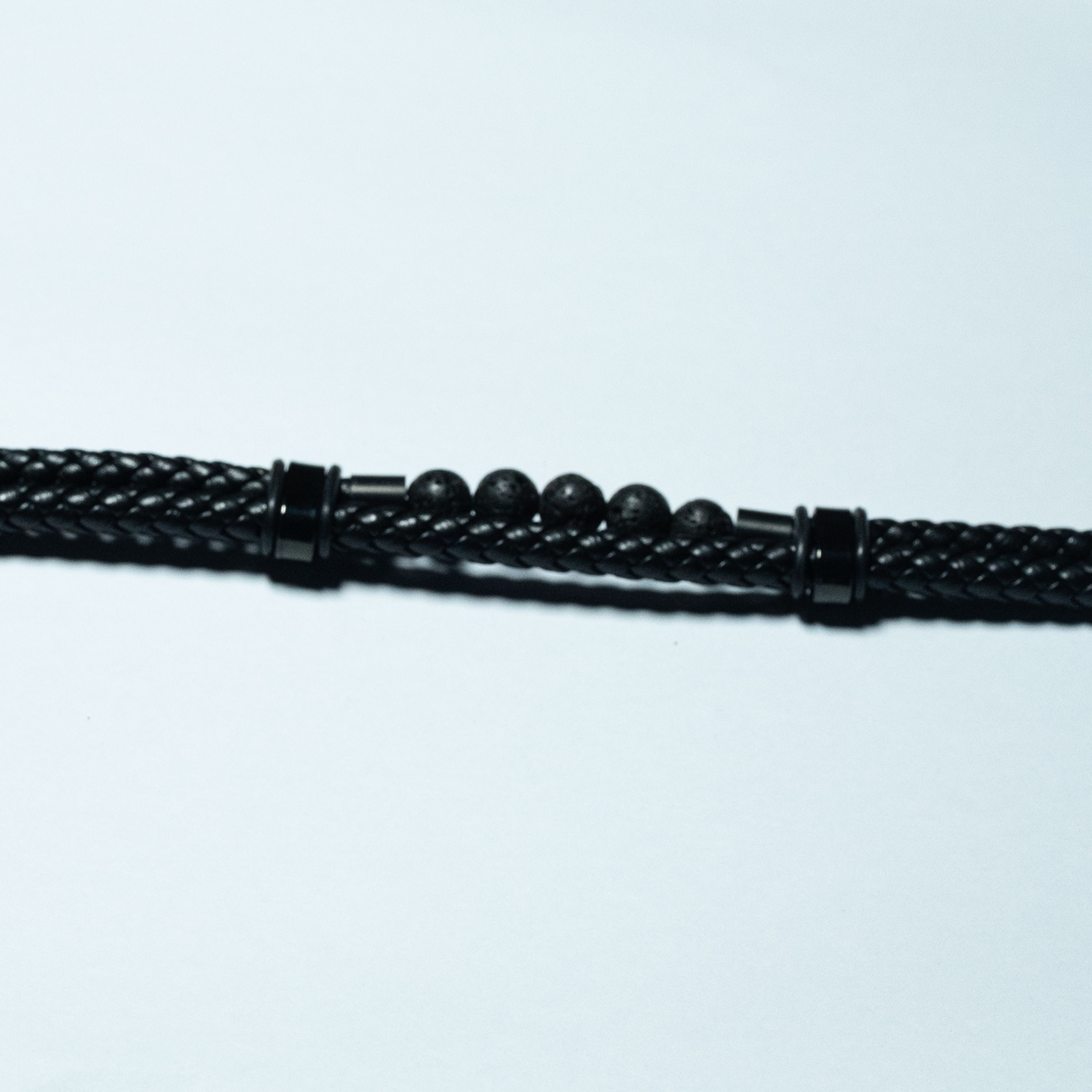 Black Bead Accent Bracelet