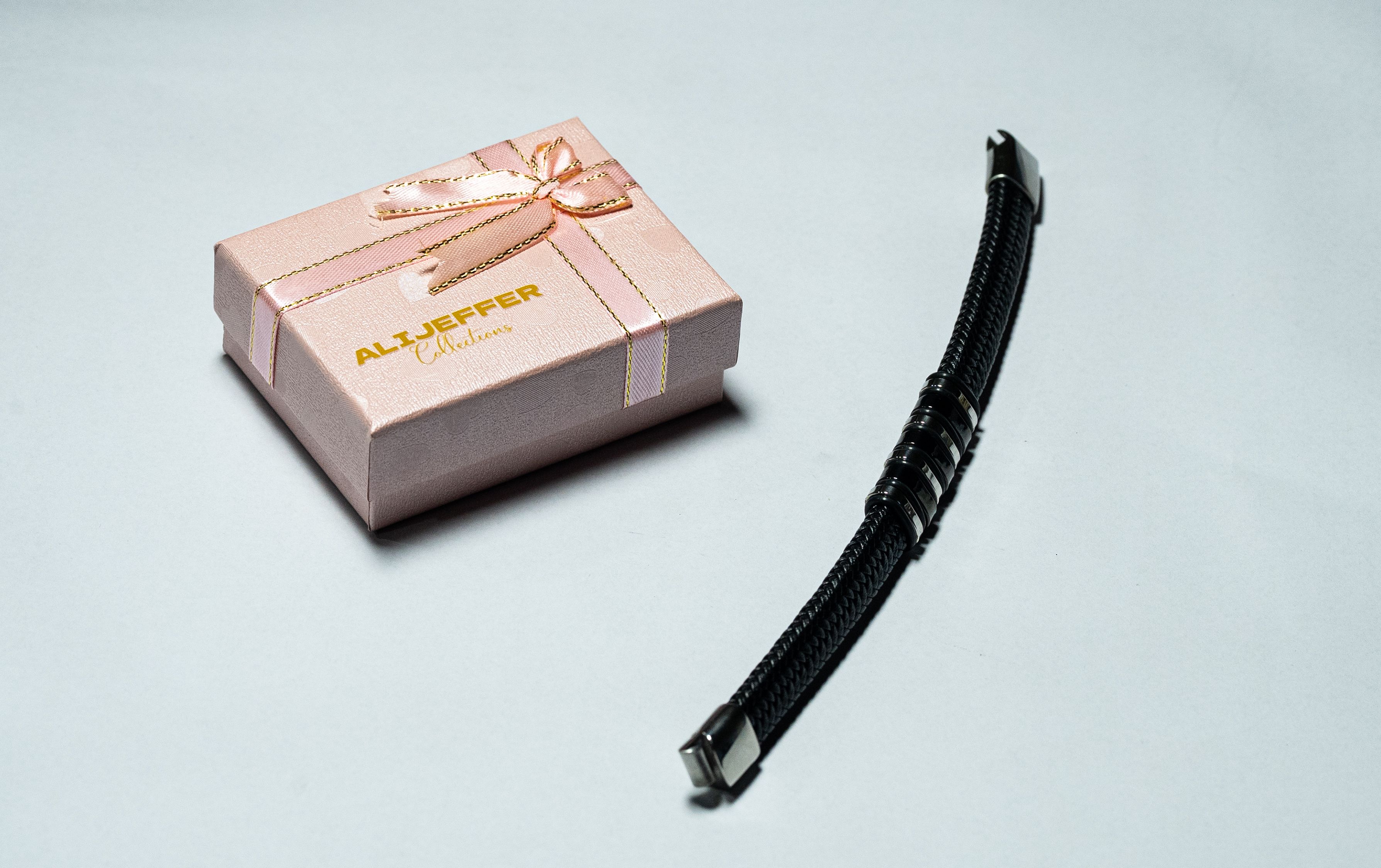 Black Hook Strap Bracelet thumbnail 2