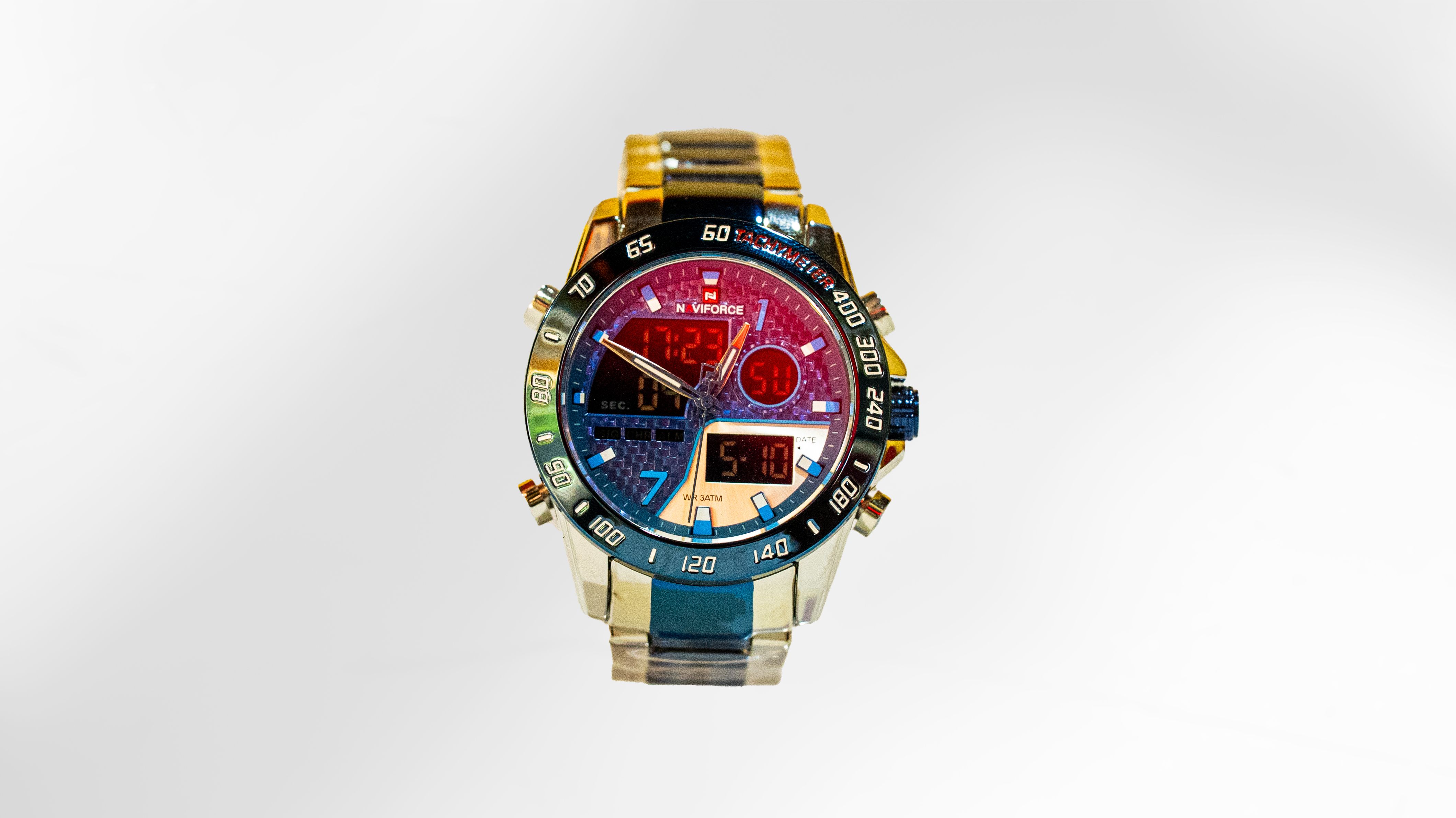 Naviforce Multifunction Ana-Digi Steel