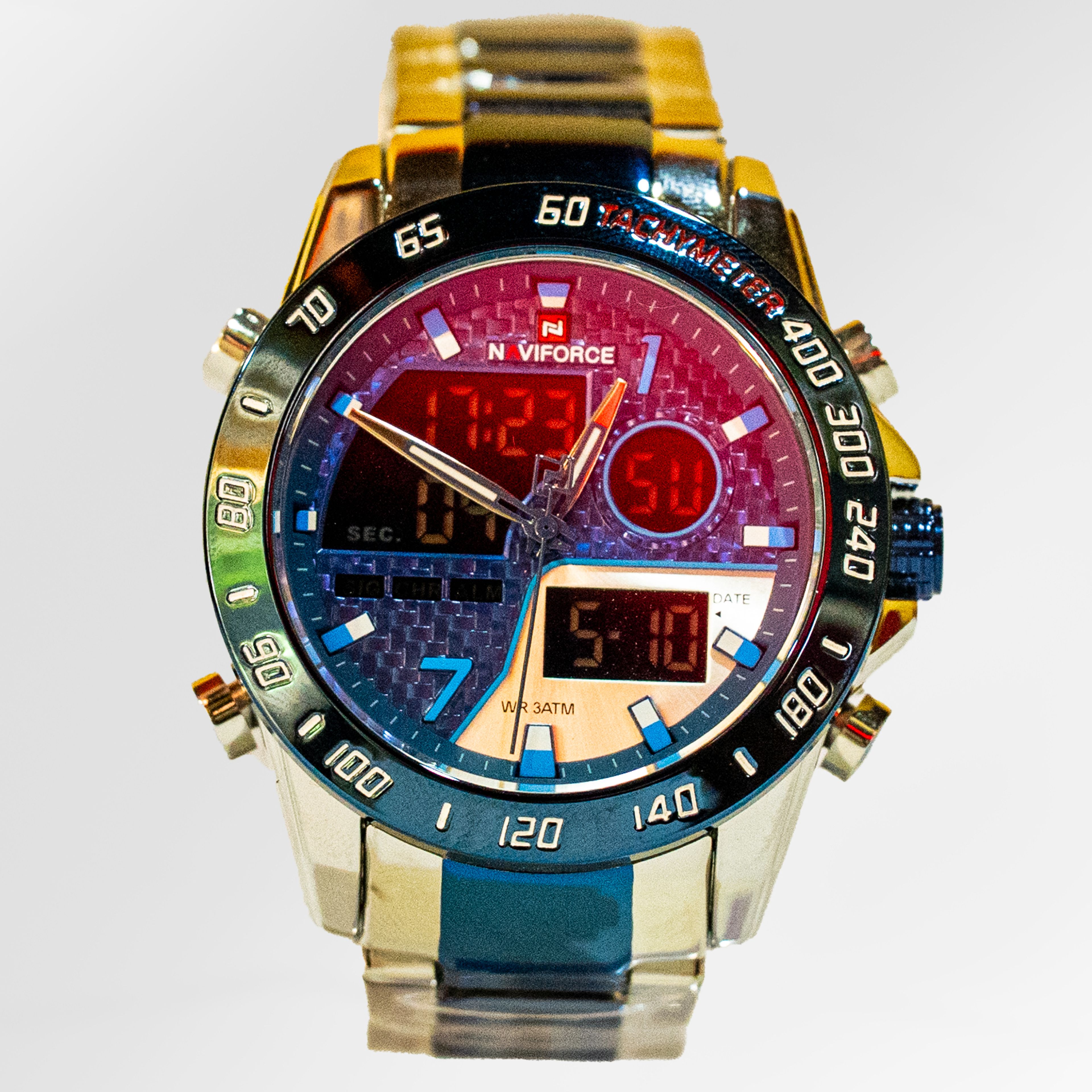 Naviforce Multifunction Ana-Digi Steel