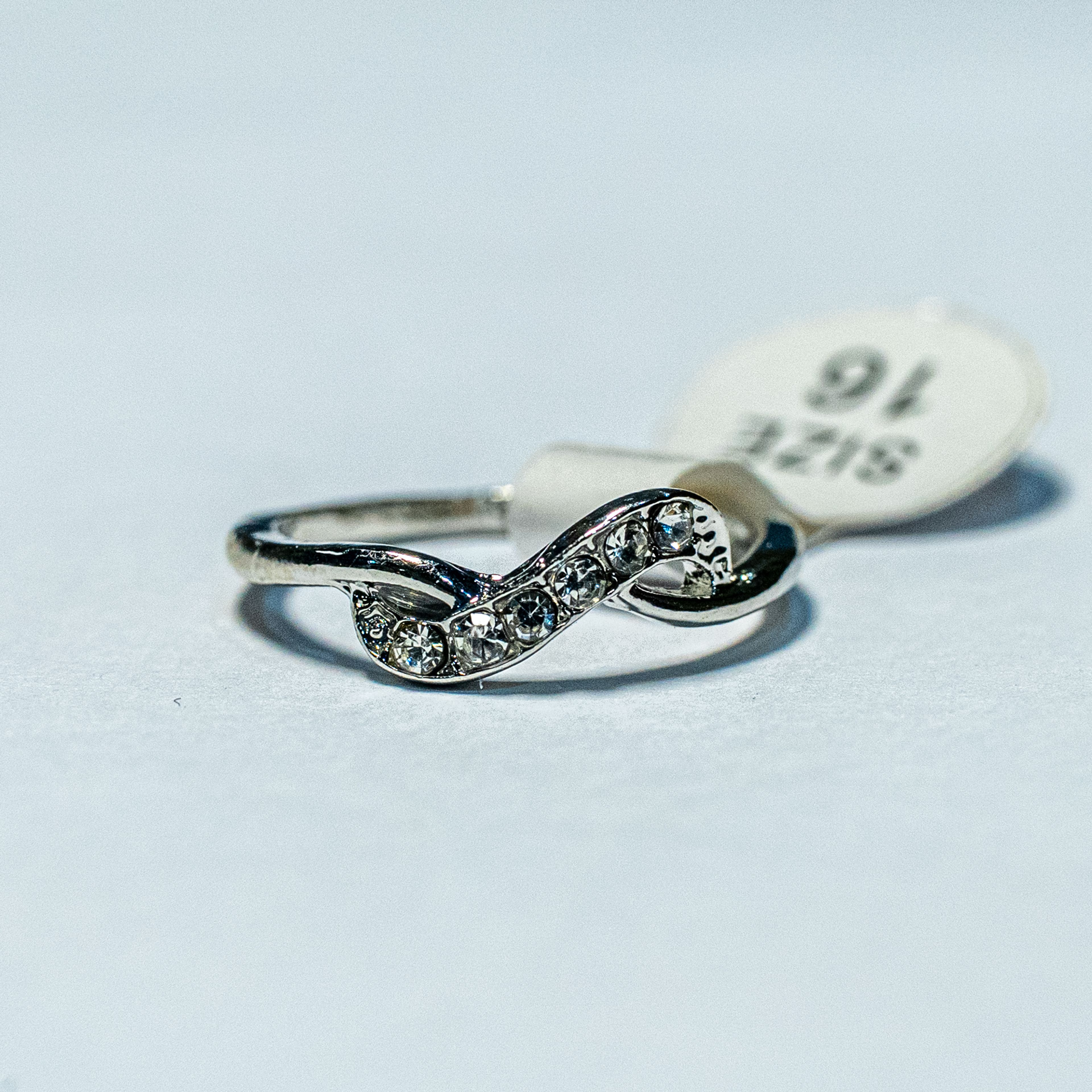 Infinity Crystal Ring