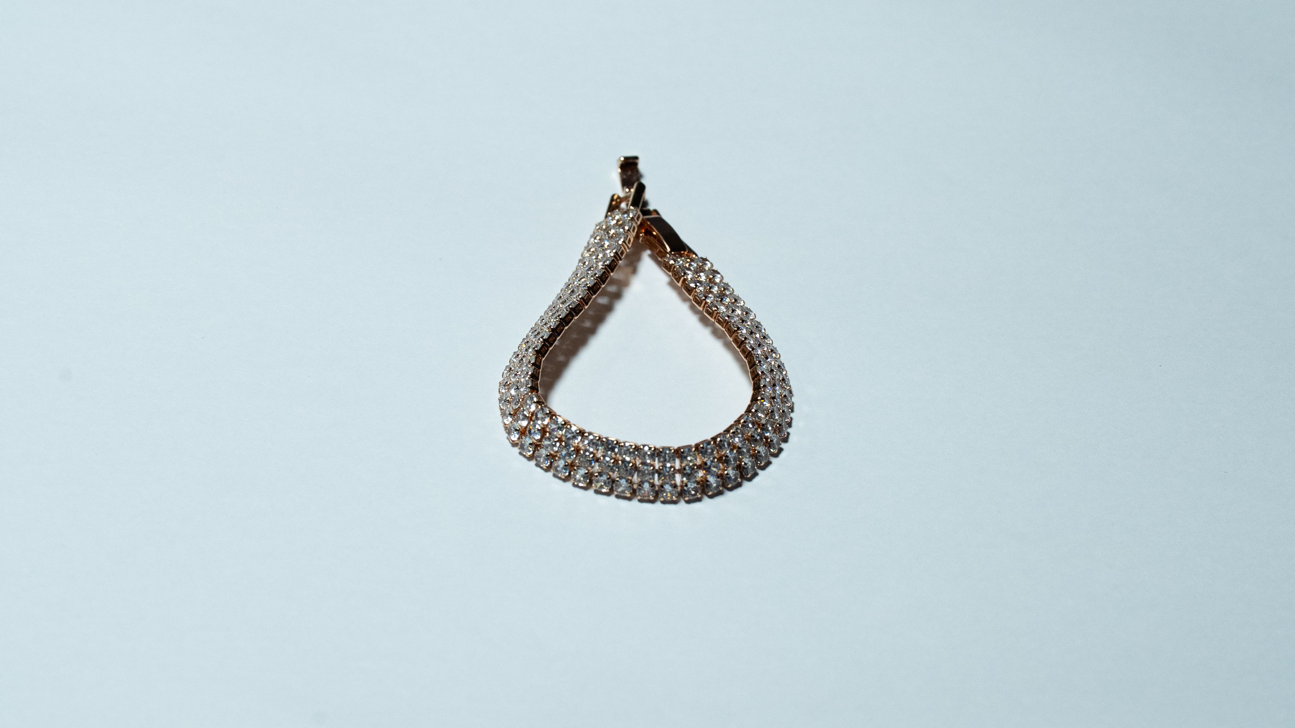 Rose Teardrop Crystal Bracelet